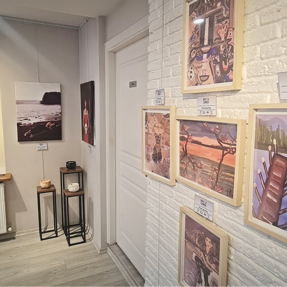 Dock original acrylic painting - Picture 4 of 6